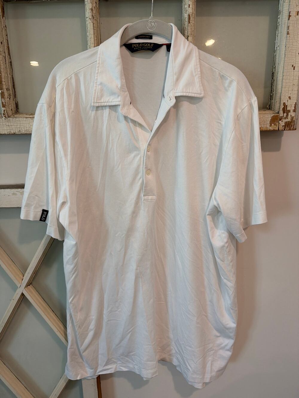 Polo Golf Ralph Lauren size large white polo shirt